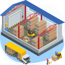 在庫機能と物流体制